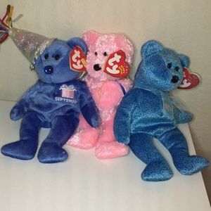 Beanie baby set of three